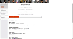 Desktop Screenshot of musicontact.de