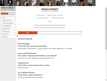 Tablet Screenshot of musicontact.de